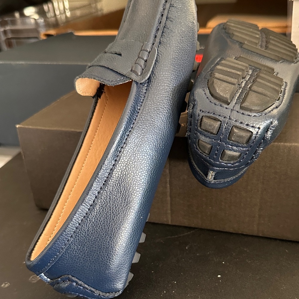 Women’s Navy Loafers - Picture 3 of 3